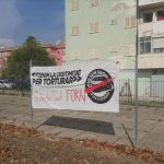 Colocan pancartas en contra de la Guardia Civil en Palma y Manacor