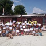 Alcúdia celebra la jornada 'Socorrista por un día' con niños y niñas del grupo de Viu l'Estiu