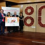 La ONCE conmemora su aniversario con un 80 gigante hecho con Sobrasada de Mallorca