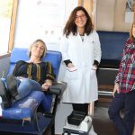 Trabajadores y colaboradores de Endesa participan en una campaña de donación de sangre