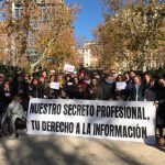 Concentraciones en Madrid y Barcelona para defender el derecho al secreto profesional