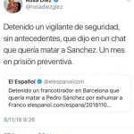 Aluvión de críticas a Rosa Díez en Twitter por un polémico comentario sobre el hombre que quería matar a Pedro Sánchez