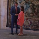 El Rey Felipe VI recibe a las autoridades de Balears en La Almudaina