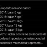 Los propósitos se van adaptando...