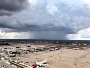 contorladores aereos aeropuerto palma tormenta