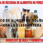La Confederación General del Trabajo de Eivissa y Formentera inicia una campaña de recogida de alimentos