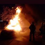 Un vehículo se incendia en el Polígono de Llevant