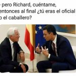 Pero tú...¿Quién eras, el oficial o el caballero?