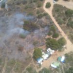 Un nuevo incendio en Eivissa quema tres caravanas y una chabola