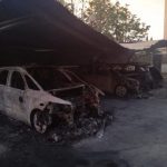 Actúa-VOX exige "responsabilidades" por el incendio en el aparcamiento de la Policía Local en Son Gotleu
