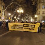 Unas 2.000 personas participan en la manifestación soberanista de la Diada de Mallorca
