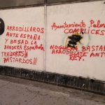 Detenido el autor de las pintadas en contra de Noguera y Picornell
