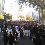 12 manifestantes detenidos y 77 heridos leves durante las protestas en Catalunya