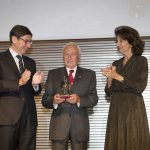 Carmen Planas y José Ignacio Goirigolzarri entregan a Gabriel Sampol el 'Premio Empresario del Año'