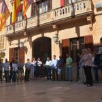 Santanyí guarda un minuto de silencio por las víctimas de Sant Llorenç des Cardassar