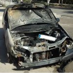 Un coche se incendia tras chocar contra otro vehículo en Calvià