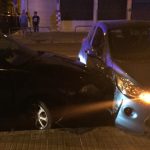 Abandona su coche y se da a la fuga tras provocar un accidente de tráfico en la calle Aragón