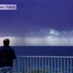 Se forma un 'cap de fibló' en la bahía de Palma