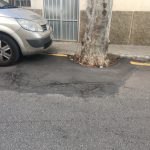Denuncian el mal estado de las aceras y carreteras de Son Sardina