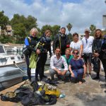 Retiran 40 kilos de residuos del fondo marino de Portopetro