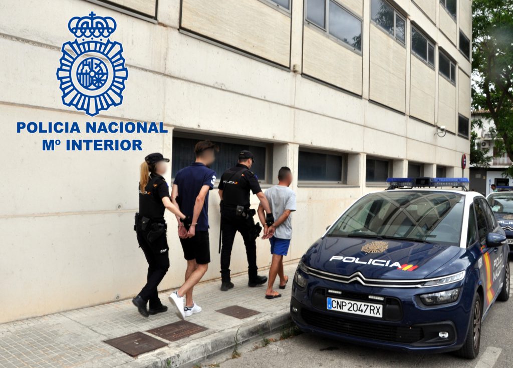 Policía Nacional detenidos robos manacor