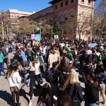 Los estudiantes se manifiestan ante la "emergencia climática"