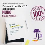 El Pi presentará este martes a Miquel Porquer como candidato a la alcaldía de Muro