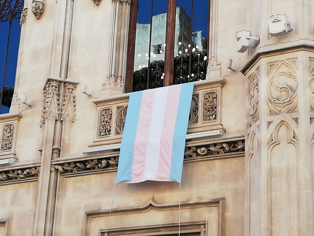 Bandera transgénero Consell Mallorca