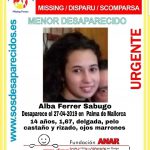 Buscan a una chica de 14 años desaparecida en Palma