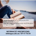 El plazo para inscribirse a los cursos de verano de catalán se abre el 3 de junio