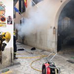 Desalojan un hotel en el casco antiguo de Palma por un incendio en el spa