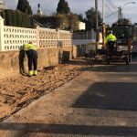 Cort realiza obras de mejora de varias aceras del barrio de Les Meravelles
