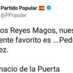 El PP borra un tuit en el que desea la muerte de Pedro Sánchez