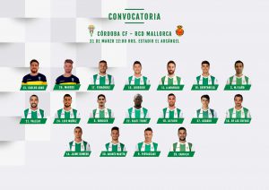 Convocatoria del Córdoba CF