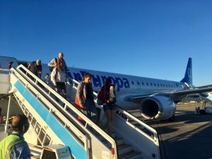 La afición del Iberojet Palma en Bilbao