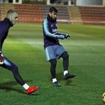 El Barça entrena con Messi y el resto de jugadores sudamericanos