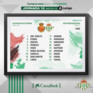 Convocatoria del Real Betis