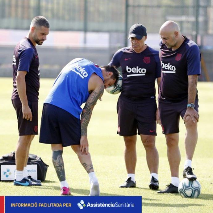 Messi lesión