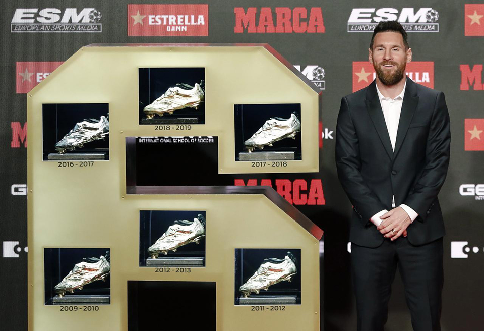 Messi con la Bota de Oro