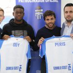 José Peris y Ody Alfa presentados en el Atlético Baleares