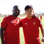 Kubo y Yannis Salibur entrenaron en la Ciudad Deportiva de Son Bibiloni