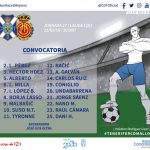 El CD Tenerife ofrece la lista de convocados para el partido ante el Mallorca