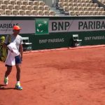 Rafel Nadal ya se prepara en las pistas de Roland Garros