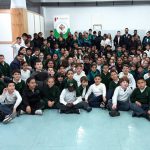 Catela y Diego Nunes visitaron el colegio Sant Vicenç de Paul de Palma