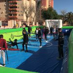 Los alumnos del Camilo José Cela disfrutan con el Palma Futsal