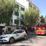Detenido por herir con una navaja a un policía e incendiar su domicilio en Eivissa