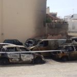 Nueve vehículos acaban calcinados en Eivissa