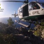 Rescatan en helicóptero a un hombre herido en el torrente de na Mora