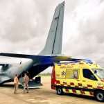 Trasladan en avión a un bebé de nueve meses al Hospital Vall d'Hebron