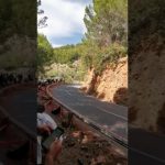 Dos espectadores resultan heridos en un accidente en la Pujada al Puig Major